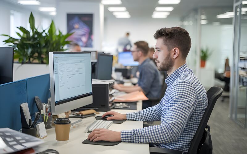Developer at work